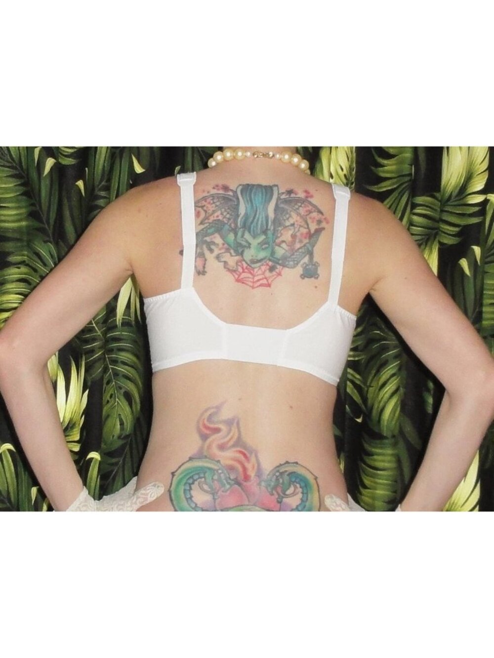 Vintage White Exquisite Form Bullet Bra 36 B front closure pinup retro pointy - Picture 6 of 6
